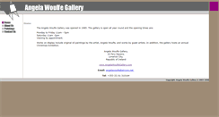 Desktop Screenshot of angelawoulfegallery.com